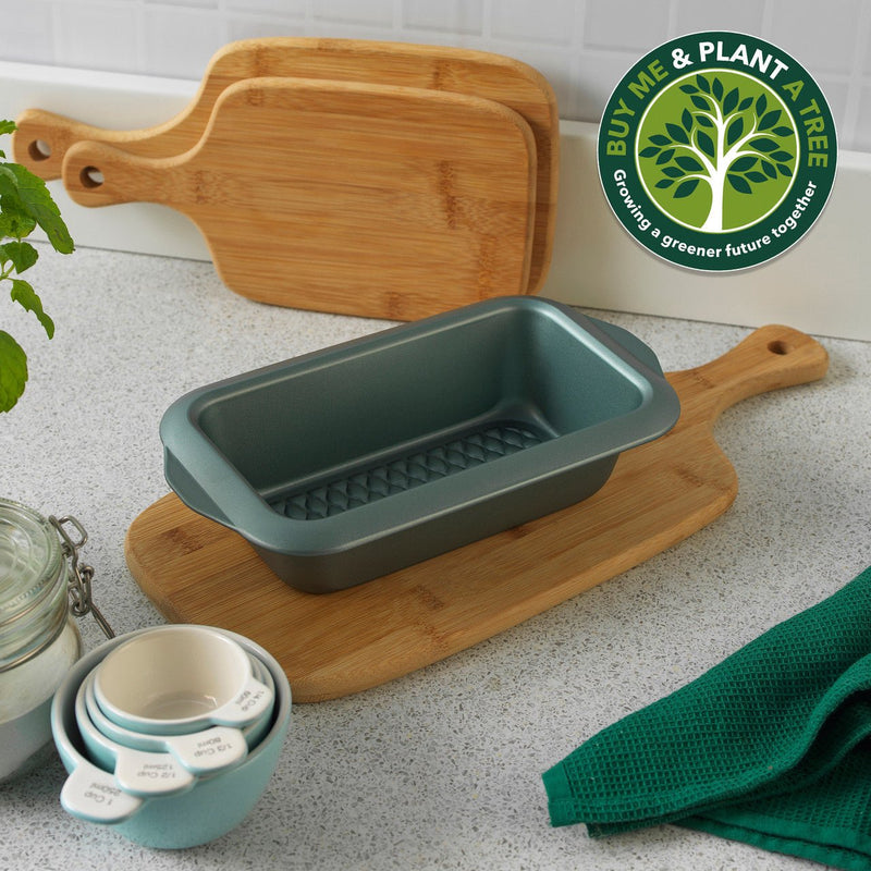 Progress Shimmer Green 28cm Non Stick Loaf Tin - CUTLERY/KNIFE SET/BLOCK - Beattys of Loughrea