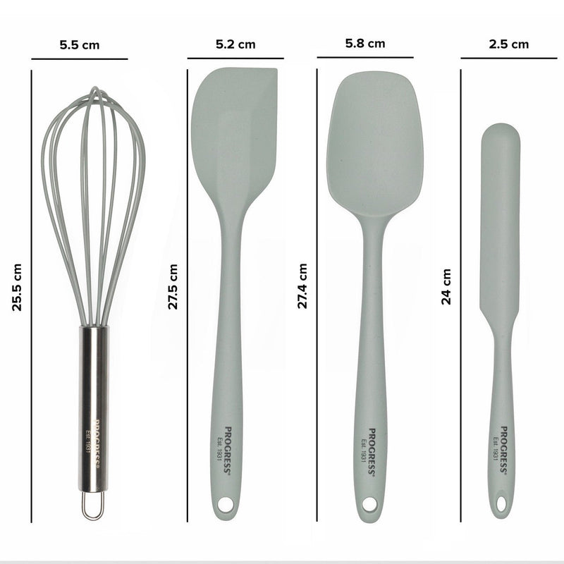 Progress Go Bake! 4pc Silicone Utensil Set - KITCHEN HAND TOOLS - Beattys of Loughrea