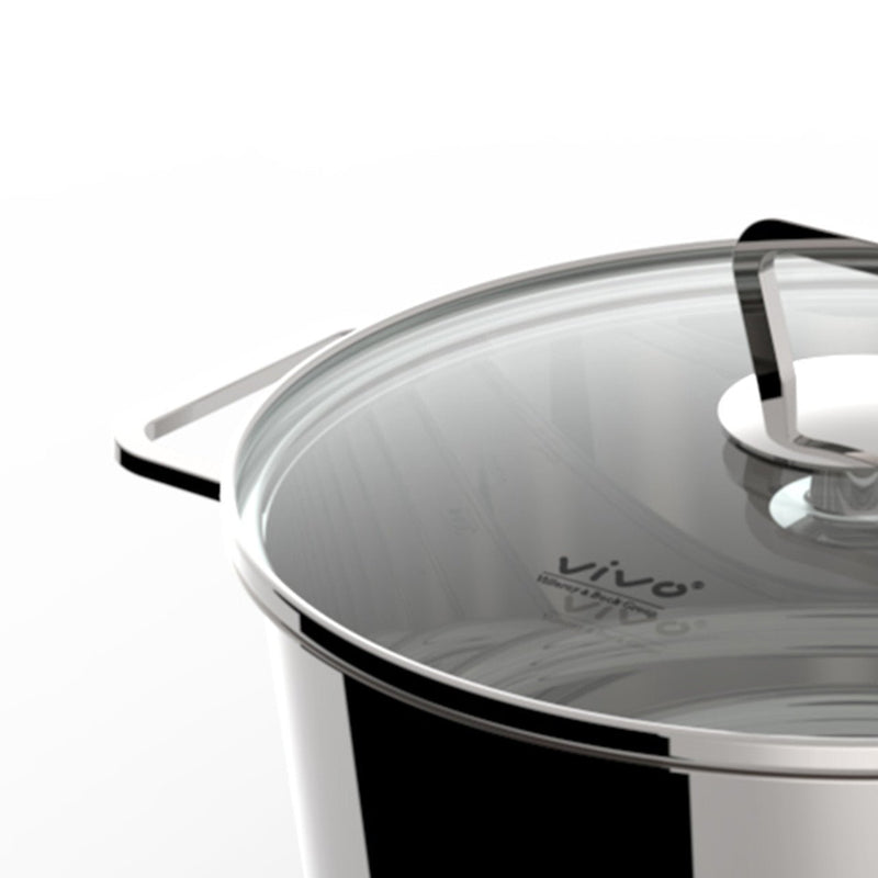 Vivo by Villeroy & Boch 24cm Stock Pot Stainless Steel - COOKWARE - S/STEEL - Beattys of Loughrea