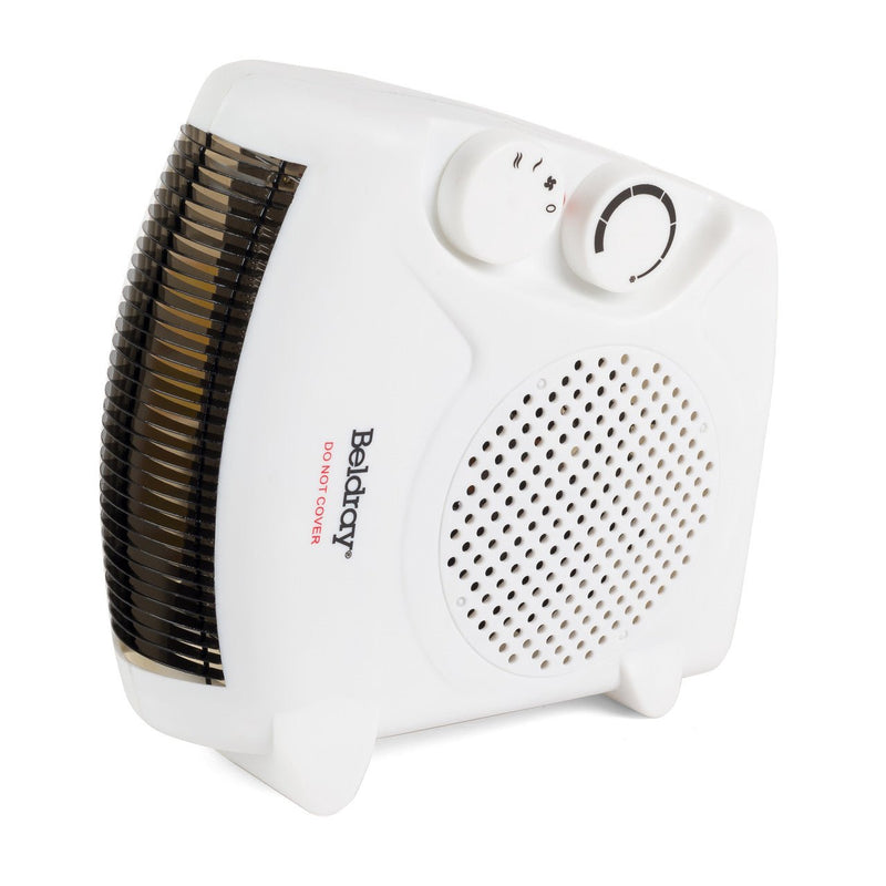 Beldray Upright/Flat Fan Heater with Cool Air Function 2000W - FAN HEATERS - Beattys of Loughrea