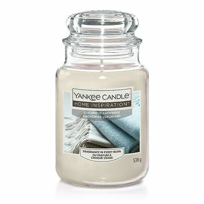 Luxurious Cashmere Home Inspirations Large Yankee Candle 538g - CANDLES - Beattys of Loughrea