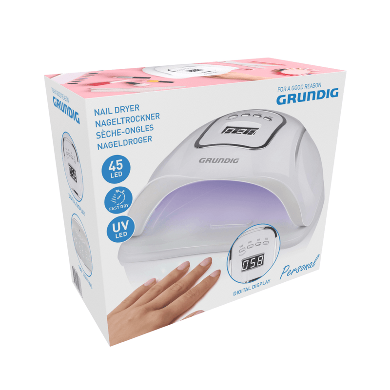 Grundig Nail Dryer for Gel Nail Polish 230v 45 Leds - NAIL CARE - Beattys of Loughrea