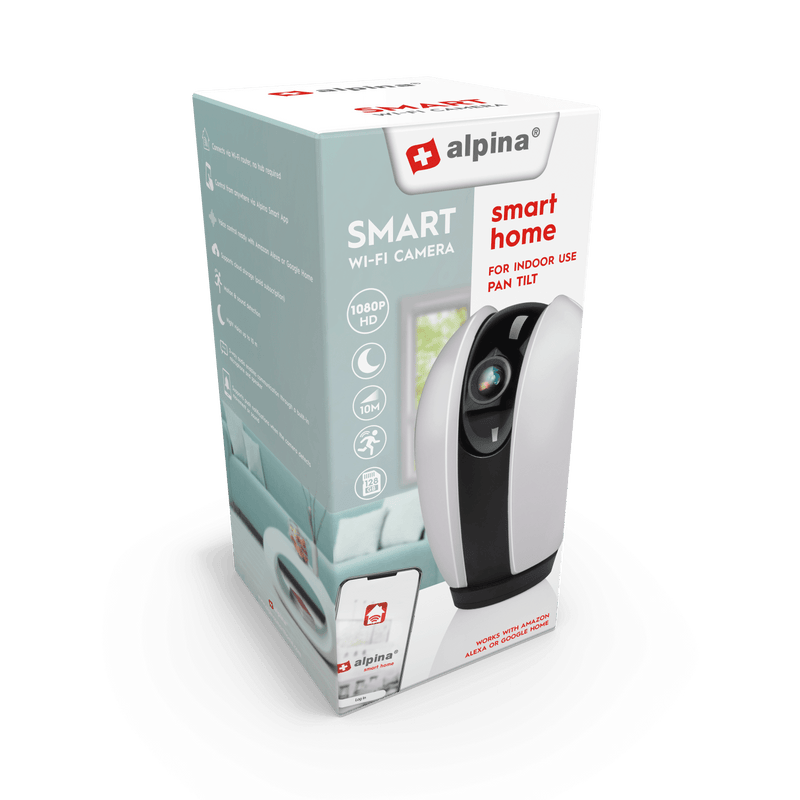 Alpina Smart Indoor Camera 330° - SECURITY CAMERA/ PRODUCTS - Beattys of Loughrea