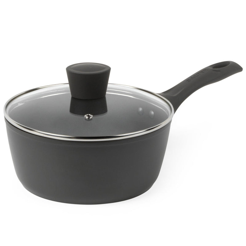 Salter Cosmos Collection 20cm Non-Stick Saucepan - COOKWARE - S/STEEL - Beattys of Loughrea