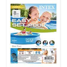 8Ft X 24In Easy Set Pool - SWINGS/SLIDE OUTDOOR GAMES - Beattys of Loughrea