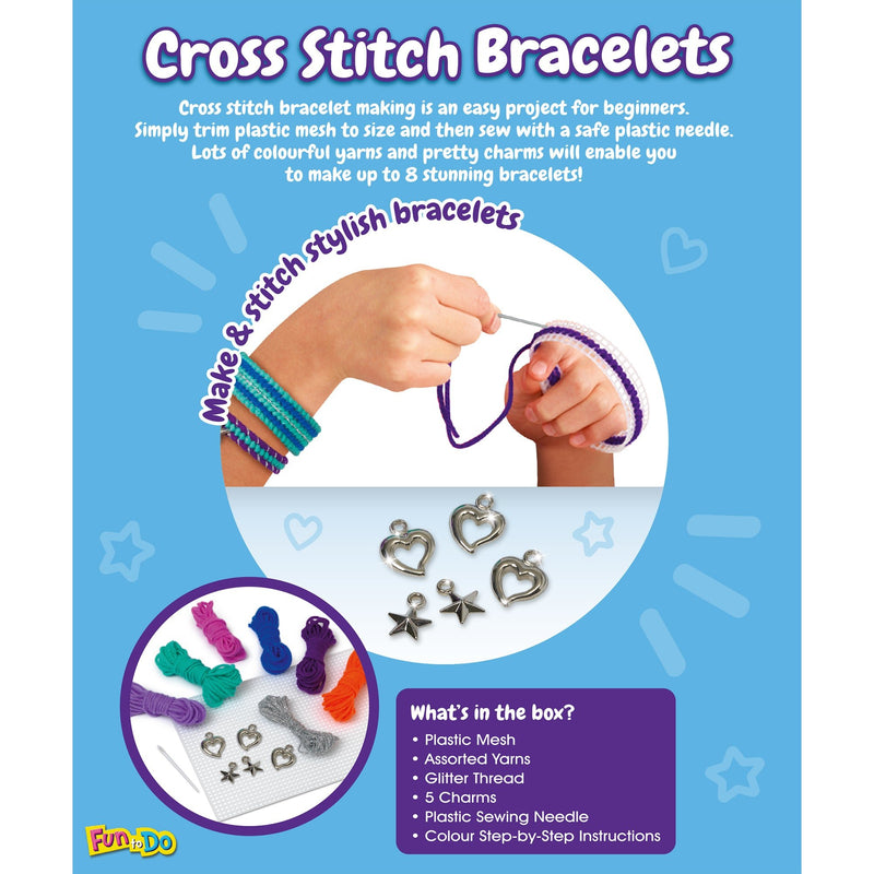 Cross Stitch Bracelets - ART & CRAFT/MAGIC/AIRFIX - Beattys of Loughrea