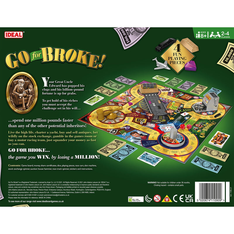 Go For Broke - BOARD GAMES / DVD GAMES - Beattys of Loughrea