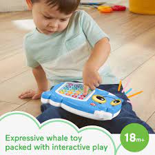 Fisher Price Linkamals Whale - BABY TOYS - Beattys of Loughrea