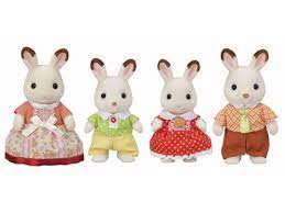 Sylv Chocolate Rabbit Family - SYLVANIAN / BEANIE BABIES - Beattys of Loughrea