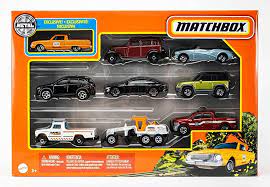 Matchbox 9 Pack Assorted - CARS/GARAGE/TRAINS - Beattys of Loughrea