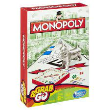 Monopoly Grab & Go Travel Game - BOARD GAMES / DVD GAMES - Beattys of Loughrea