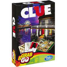 Cluedo Grab & Go Travel Game - BOARD GAMES / DVD GAMES - Beattys of Loughrea