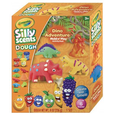 Crayola Silly Scent Dough Dinosaurs Medium Playset - ART & CRAFT/MAGIC/AIRFIX - Beattys of Loughrea