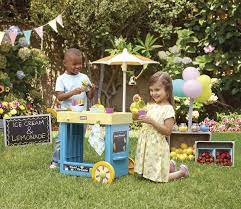 Little Tikes 2-In-1 Lemonade & Ice Cream Stand - SWINGS/SLIDE OUTDOOR GAMES - Beattys of Loughrea