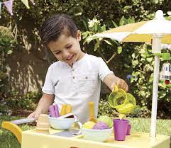 Little Tikes 2-In-1 Lemonade & Ice Cream Stand - SWINGS/SLIDE OUTDOOR GAMES - Beattys of Loughrea