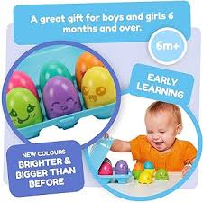 Toomies Hide & Squeak Nesting Eggs - BABY TOYS - Beattys of Loughrea