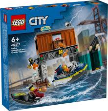 Lego 60417 City Police Speedboat & Crooks Hideout - CONSTRUCTION - LEGO/KNEX ETC - Beattys of Loughrea