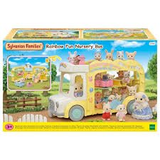 Sylvanians Rainbow Fun Nursery Bus - SYLVANIAN / BEANIE BABIES - Beattys of Loughrea