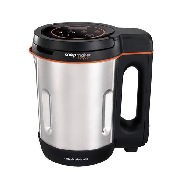 Morphy Richards Compact 1 Litre Soup Maker - Stainless Steel - LIQUIDISERS - Beattys of Loughrea