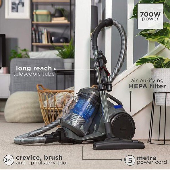 Russell Hobbs Titan2 Bagless Cylinder Vacuum Cleaner | Rhcv4101 - VACUUM CLEANER NOT ROBOT - Beattys of Loughrea