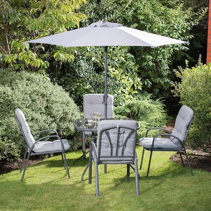 Madison Grey Deluxe Garden Furniture Set Patio Outdoor Beattys