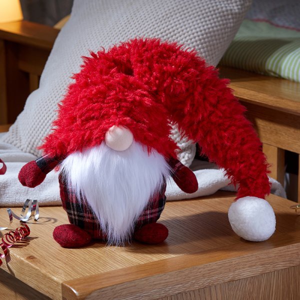 Super-Furry Winter Wilfred - Red - XMAS SOFT DECOS - Beattys of Loughrea