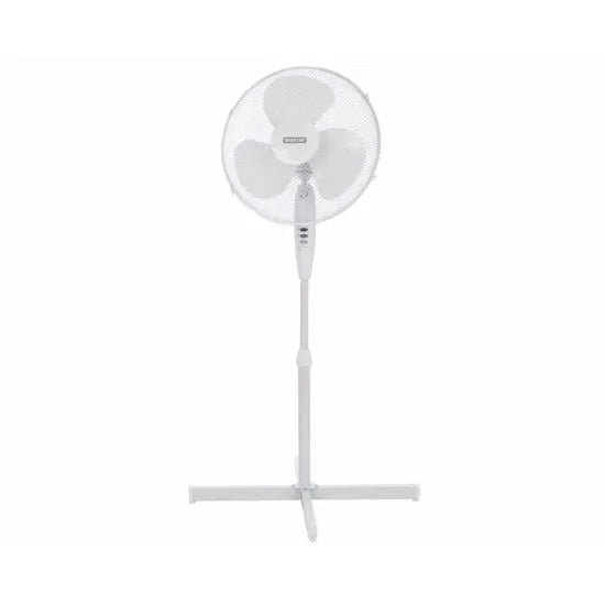 STATUS 16" Pedestal Fan - White - FANS - Beattys of Loughrea