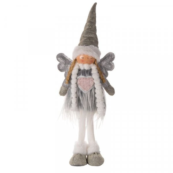 Angelica Fairy Princess Large 65cm - Silver - XMAS SOFT DECOS - Beattys of Loughrea