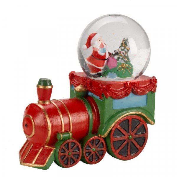 All Aboard! Santa's Express SnowSpheres - XMAS ROOM DECORATION LARGE AND LIGHT UP - Beattys of Loughrea