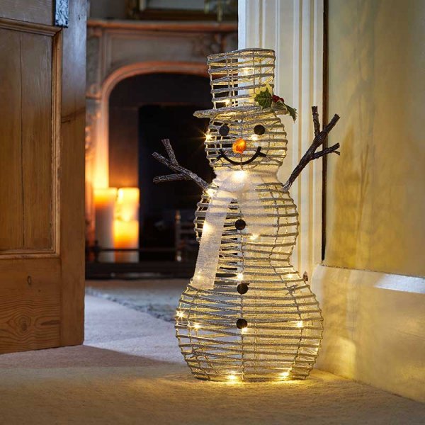 Frosty McSparkle 62cm - XMAS ROOM DECORATION LARGE AND LIGHT UP - Beattys of Loughrea