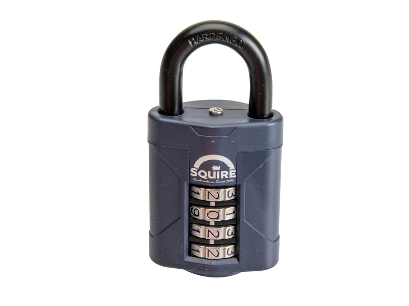 Squire CP50 Combination Padlock 4-Wheel 50mm - PADLOCKS - Beattys of Loughrea