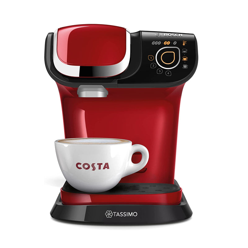 red 2 way coffee maker