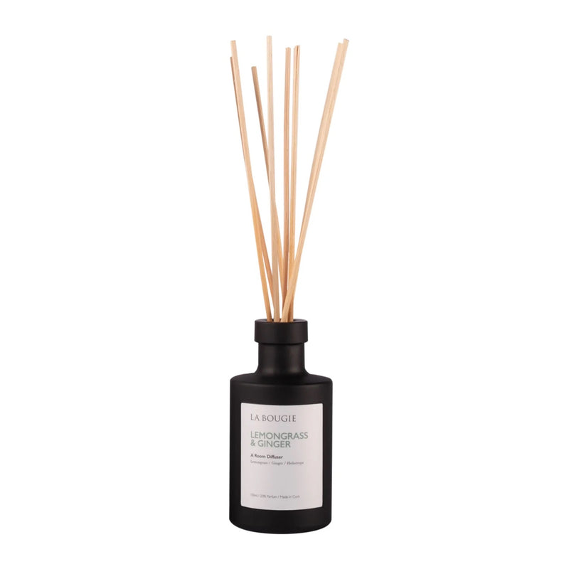 La Bougie Lemongrass & Ginger Room Diffuser - POT POURRI/AROMATHERAPY/OILS/DIFFUSER - Beattys of Loughrea