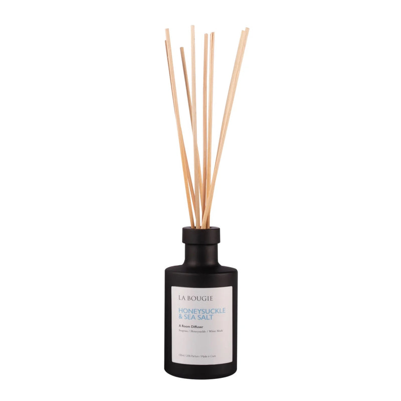 La Bougie Honeysuckle & Sea Salt Room Diffuser - POT POURRI/AROMATHERAPY/OILS/DIFFUSER - Beattys of Loughrea