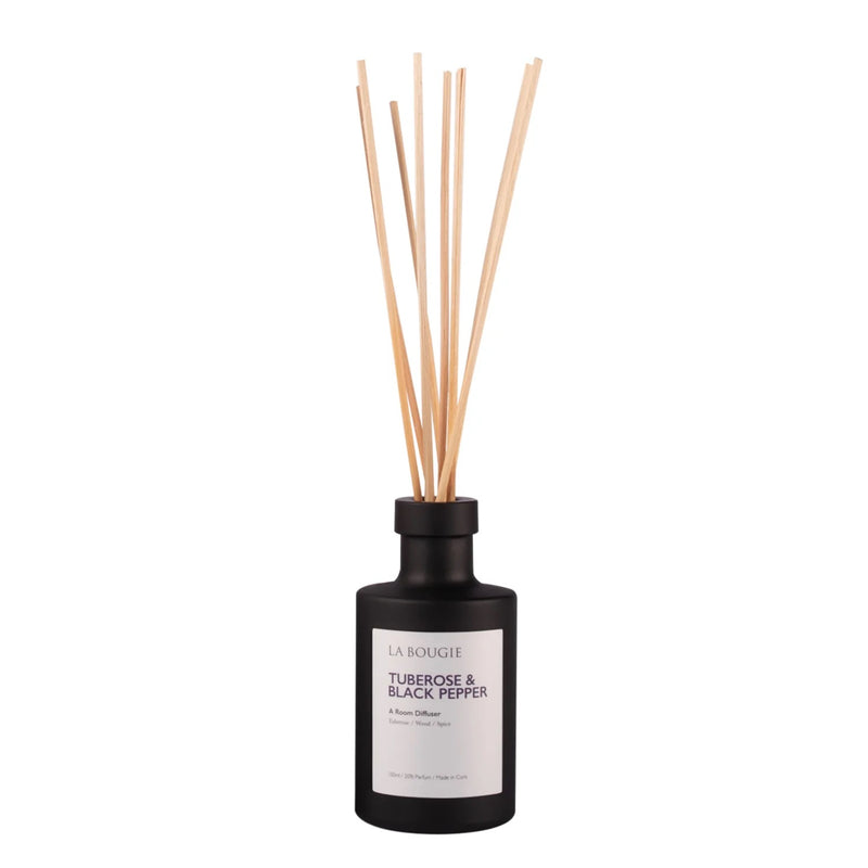 La Bougie Tuberose & Black Pepper Room Diffuser - POT POURRI/AROMATHERAPY/OILS/DIFFUSER - Beattys of Loughrea