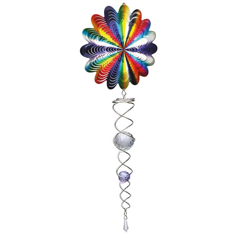 Spectrum Artist Crystal Tail Wind Spinner - SOLAR / GARDEN ORNAMENTS - Beattys of Loughrea