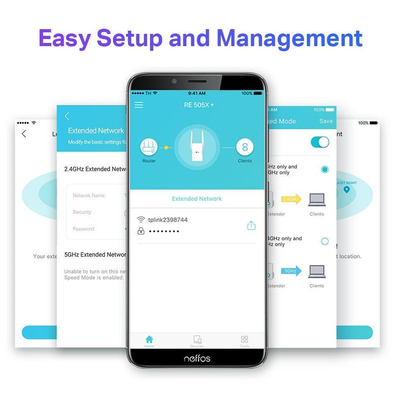 TP Link WiFi 6 AX1500 Range Extender RE505X - ROUTERS/ WIRELESS ADAPTORS - Beattys of Loughrea