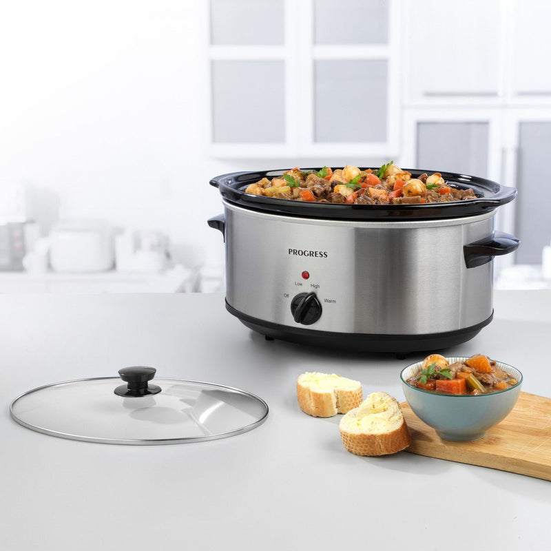 Progress 6.5L Oval Slow Cooker - 300 W