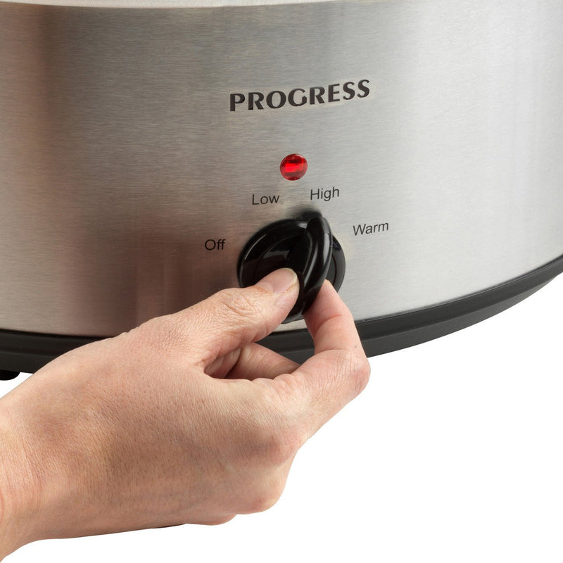 Progress 6.5L Oval Slow Cooker - 300 W - DEEP FAT FRYERS/ AIR FRYER - Beattys of Loughrea