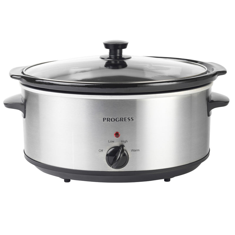 Progress 6.5L Oval Slow Cooker - 300 W - DEEP FAT FRYERS/ AIR FRYER - Beattys of Loughrea