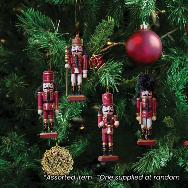 Burgundy Brigadier Pendant - One Supplied* - XMAS BAUBLES - Beattys of Loughrea