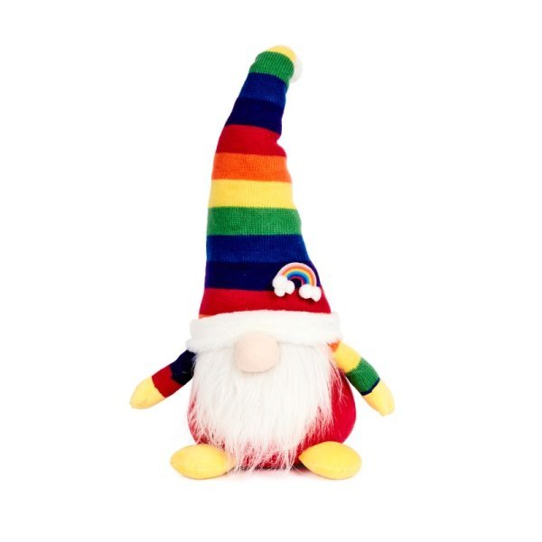 Rainbow Gonk Large 50cm - XMAS SOFT DECOS - Beattys of Loughrea