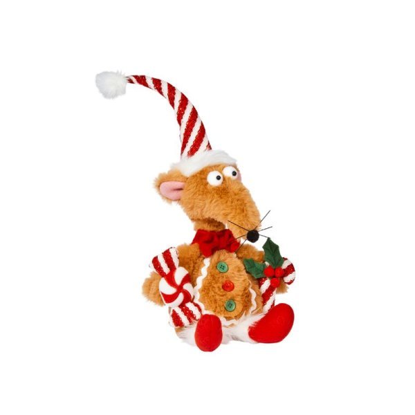 Remi Rat - Gingerbread 33cm - XMAS SOFT DECOS - Beattys of Loughrea