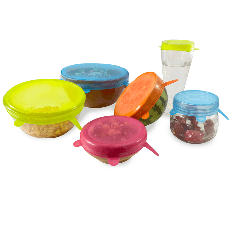 Planit Bubble Silicone Stretch Lids Assorted Colours - KITCHEN HAND TOOLS - Beattys of Loughrea