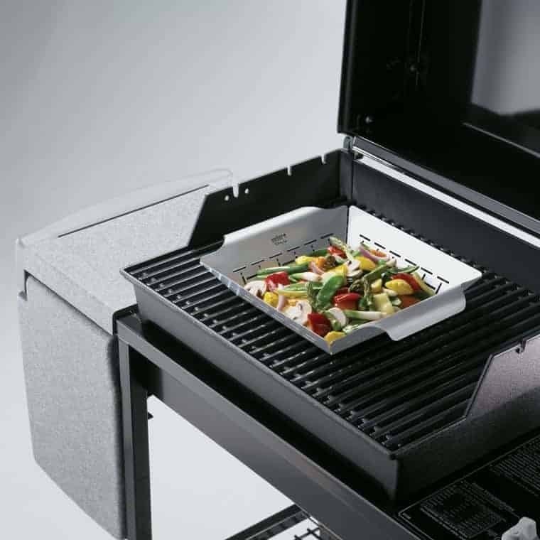 Weber Deluxe Grilling Basket Stainless Steel - BBQ FUEL BBQ TOOLS, ACCESSORIES , TENT PEGS - Beattys of Loughrea