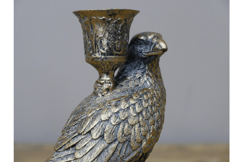 Eagle Candle Holder 16cm (Candle not incl.) - CANDLE HOLDERS / Lanterns - Beattys of Loughrea