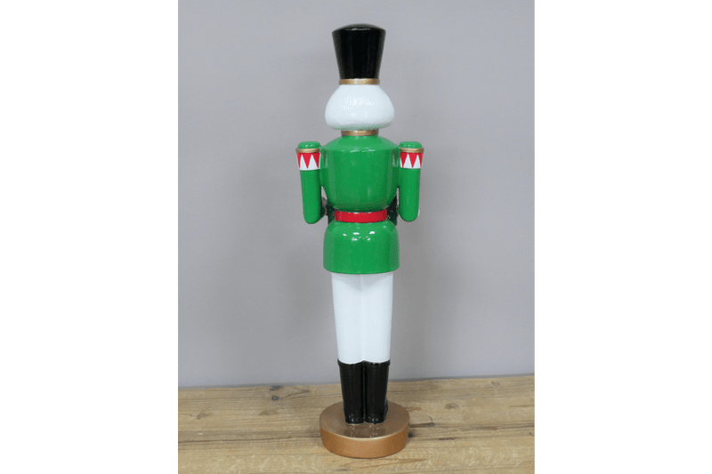 Christmas Countdown Nutcracker Soldier 45cm - XMAS CERAMIC WOOD RESIN GLASS ORNAMENTS - Beattys of Loughrea