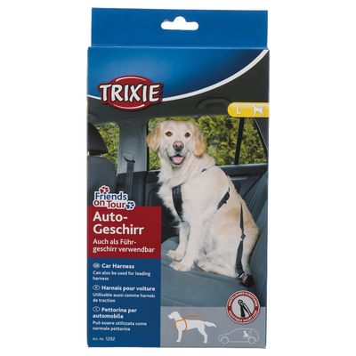 Large Dog Car Harness Tx2926 Trixie 70-80Cm - PET LEAD, COLLAR AND ID, SAFETY - Beattys of Loughrea