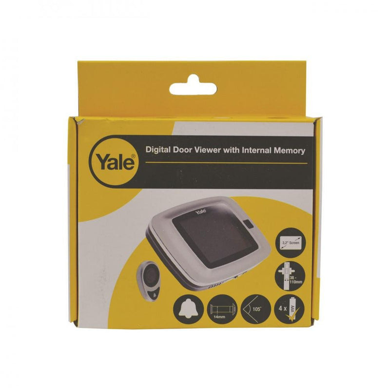 Yale Digital Recording Door Viewer - SECURITY CAMERA/ PRODUCTS - Beattys of Loughrea