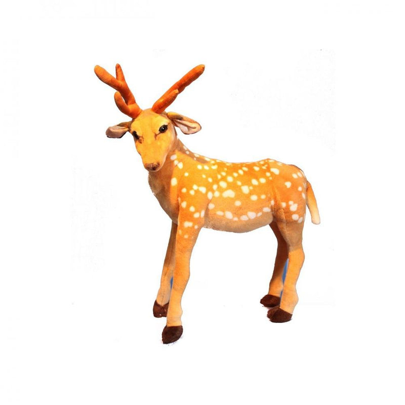 Plush Standing Deer - 47cm - XMAS SOFT DECOS - Beattys of Loughrea